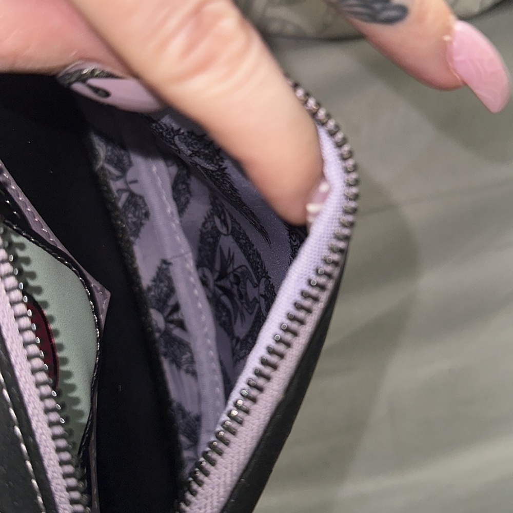 💜🖤💚Disney Loungefly Maleficent Backpack & Wallet🖤💜💚 - Picture 7 of 15